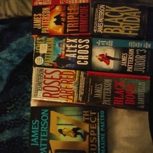 A bundle of james patterson books